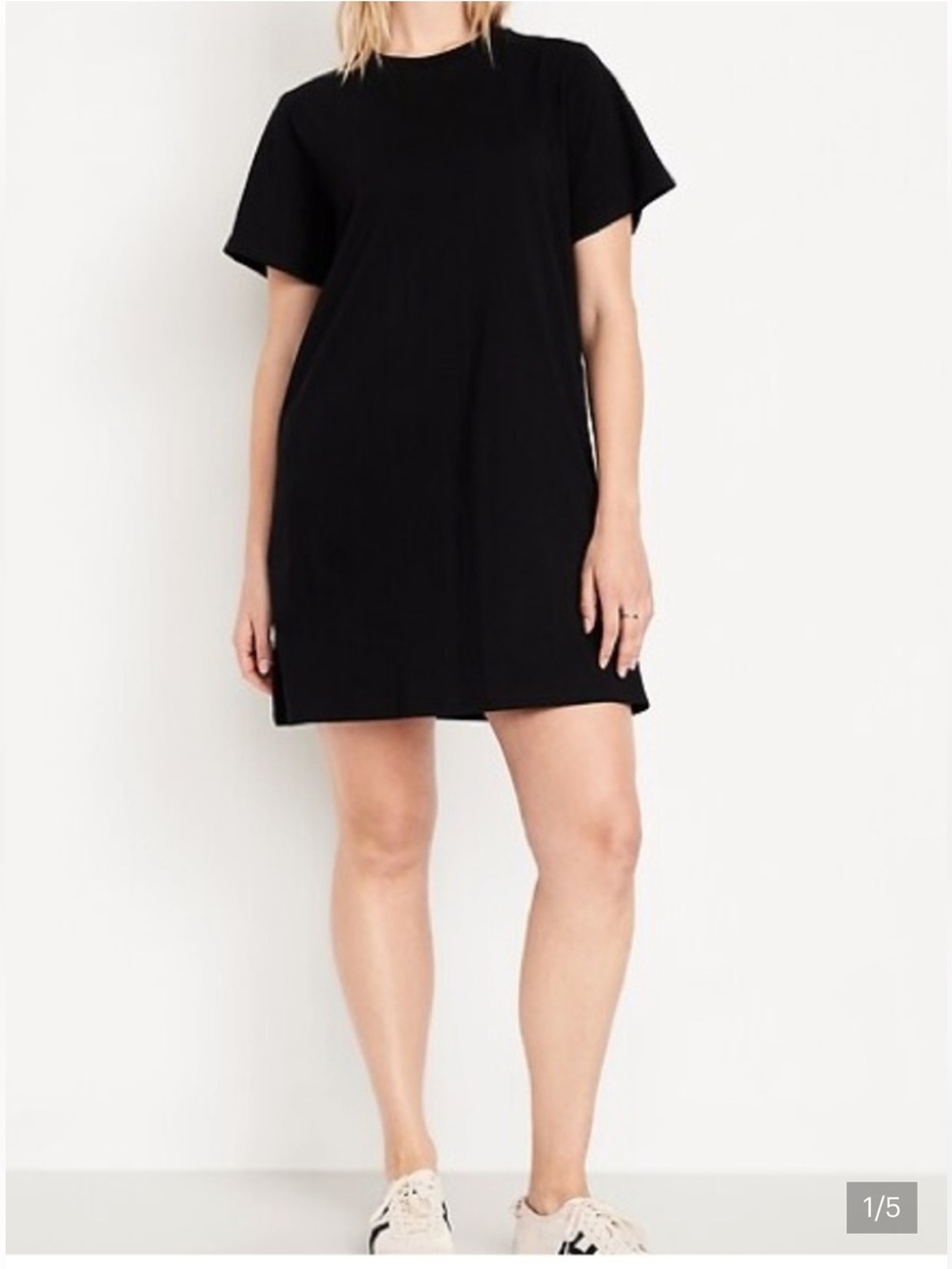 Old Navy Vintage Tee short sleeve dress black size XL - Picture 1 of 7